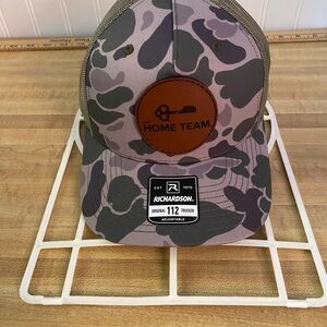 New Men’s “Home Team” Hat/Cap. Green Camo Mesh.. Adjustable. Snapback